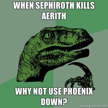 When-Sephiroth-kills-Aerith-Why-not-use-Phoenix-Down